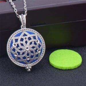 30mm Owl Aromatherapy Essential Oil Diffusion Necklace