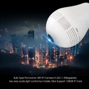 Bulb Camera Lcsee Cctv Security Ip Wireles VR 360 Cameras